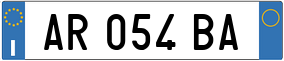 Truck License Plate